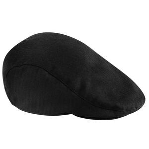 Beechfield Unisex Vintage Flat Cap / Headwear / Black